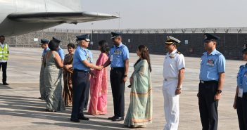 Visit Of Air Marshal Vikram Singh Aoc-in-c, South Western Air