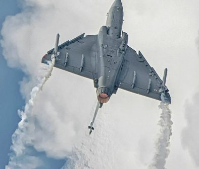 LCA Tejas at the centre stage of 'India Pavilion' at Aero India