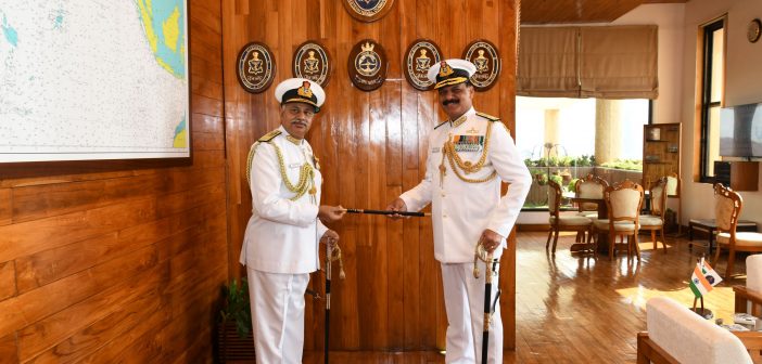 Vice Admiral Dinesh K Tripathi takes over as Flag Officer Commanding-In-Chief, Western Naval Command