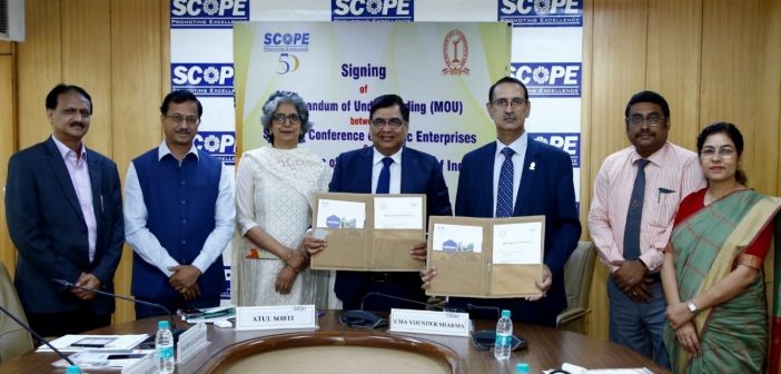 SCOPE and The Institute of Cost Accountants of India Sign MoU for Knowledge Partnership